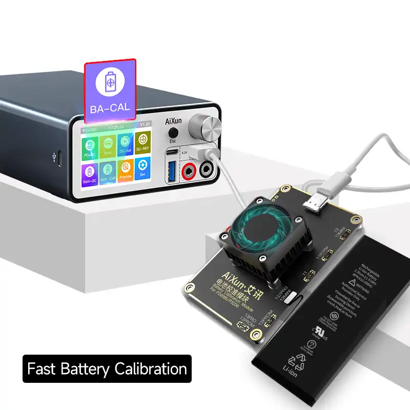 AIXUN P2408S 5 Pcs Intelligent Stabilized Power Supply with iPhone 11 Series Cable - Image 3