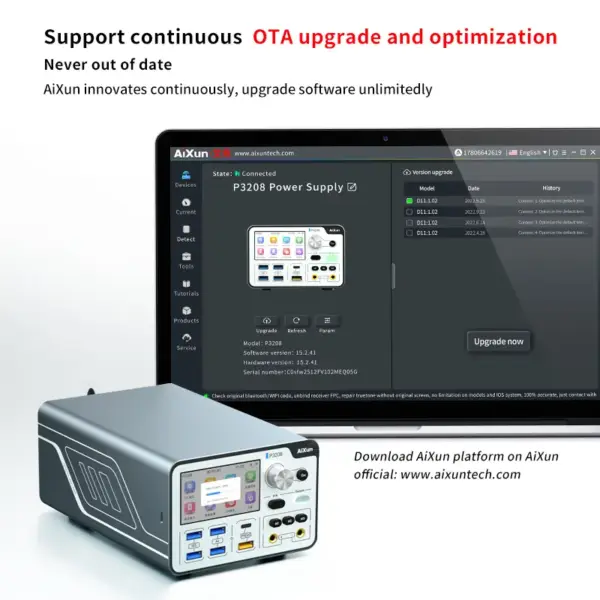 AIXUN P3208 320W Smart Regulated Power Supply 32V/8A One Key Boot Power Box - Image 11