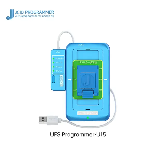 JCID U15 UFS PROGRAMMER FOR ANDROID BGA 153/254/297 NAND READING AND WRITING