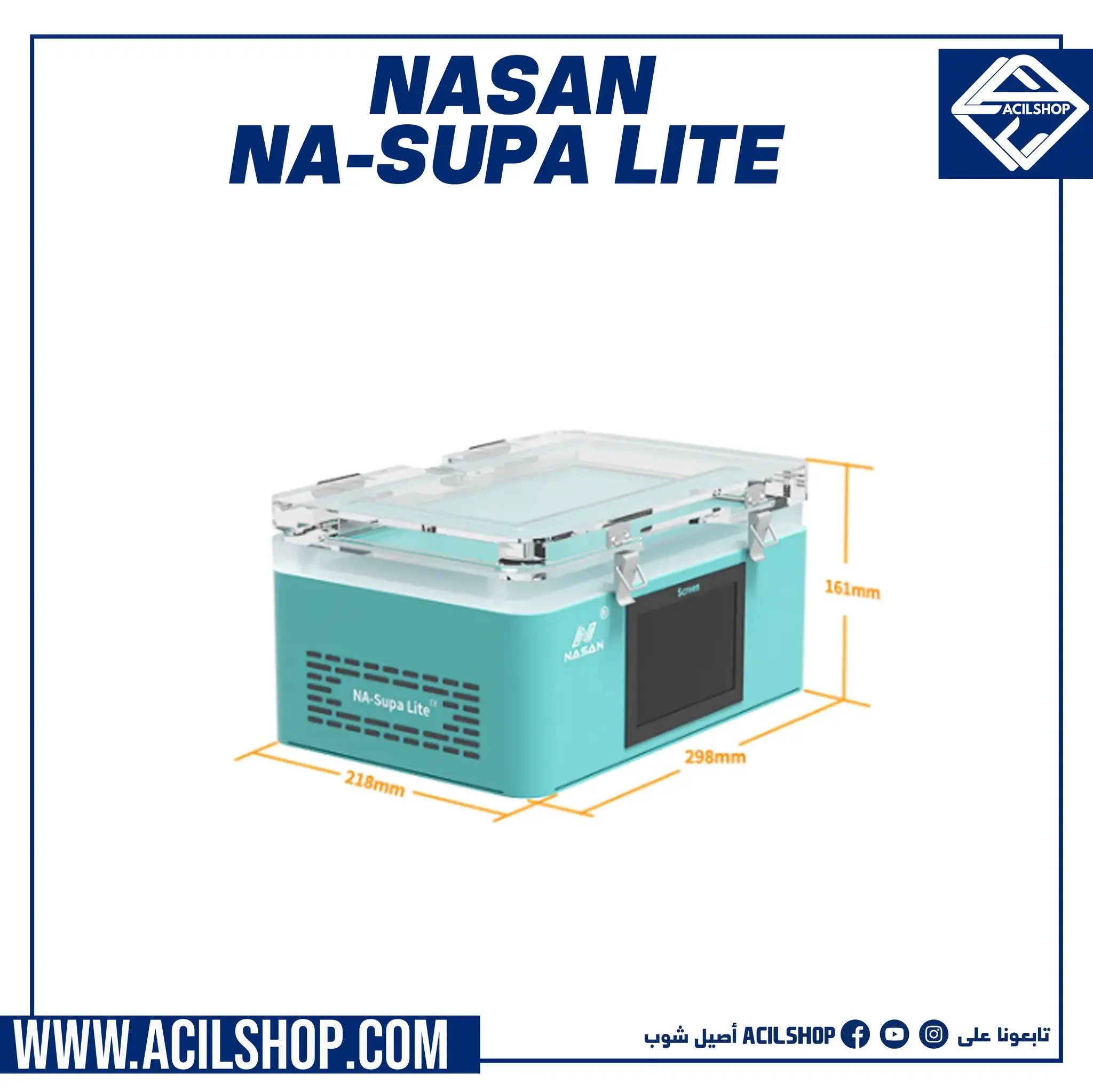 NASAN NA-SUPA LITE+RS1 Vaccum Pump 1L - Image 3