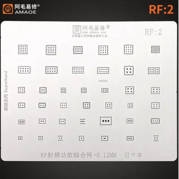 AMAOE RF2 Stencil for RF Chip