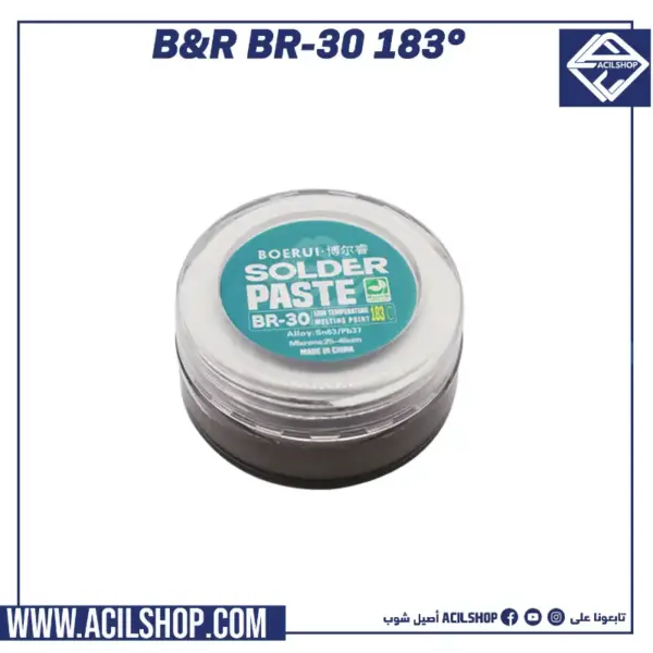 B&R BR-30-183 183° 30g Solder Paste