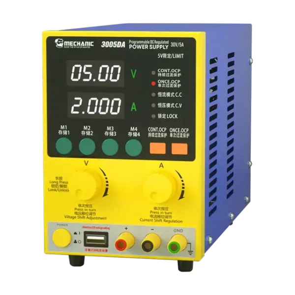 MECHANIC 3005DA 30V 5A Programmable DC Regulated Power Supply