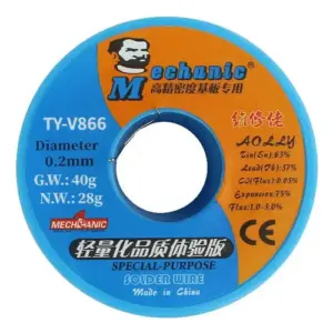 MECHANIC TY-V866 0.2mm 40g 183° Solder Wire