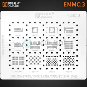 "AMAOE STENCIL EMMC3,EMMC/EMCP/UFS/UMCP/LPDDR/PCIE/NAND "