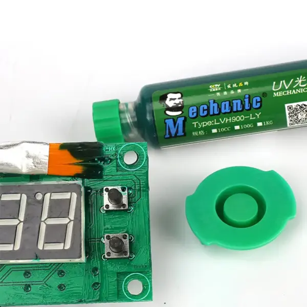 MECHANIC LVH900-LY 10ml Green UV Curing Solder Mask - Image 4