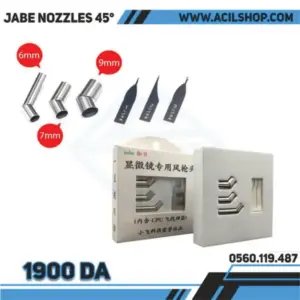 Jabe 3PCS Bend Nozzle with 45 degree for Quick 861DW