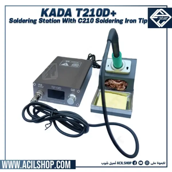 Kada T210D+ Soldering Station With C210 Soldering Iron Tip