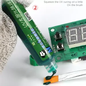 MECHANIC LVH900-LY 10ml Green UV Curing Solder Mask - Image 2