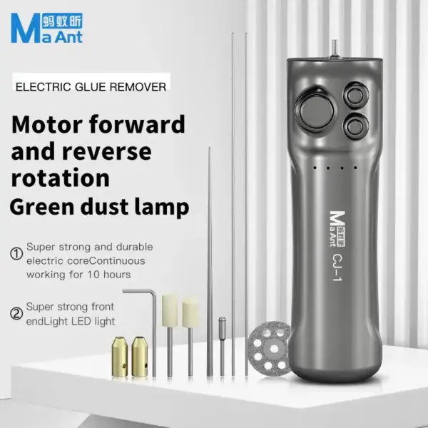 MaAnt CJ-1 Multi Functional Electric Glue Remover and LCD Degummer with Green Dust LED