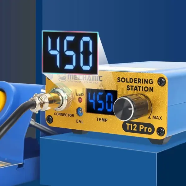 MECHANIC T12 PRO Intelligent Temperature Control Anti-Static Soldering Station - Image 2