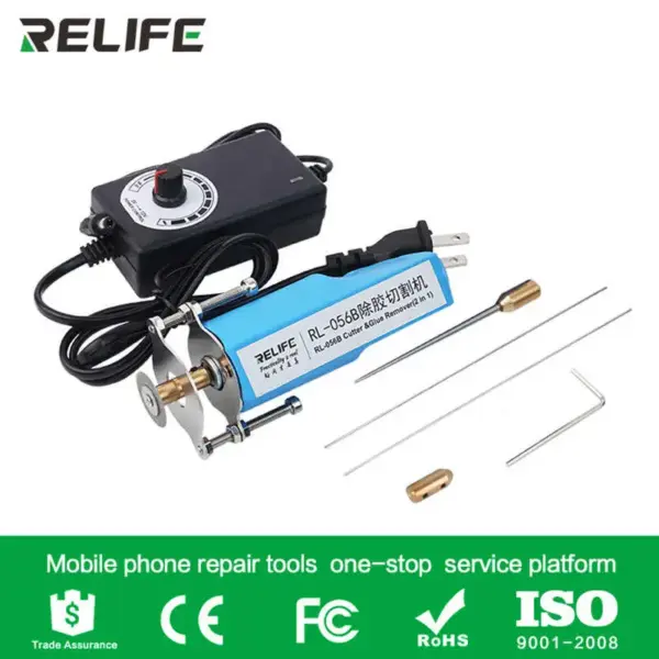 RELIFE RL-056B GLUE REMOVING AND CUTTING MACHINE