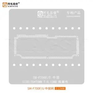 AMAOE F700F Middle Frame BGA Reballing Stencil