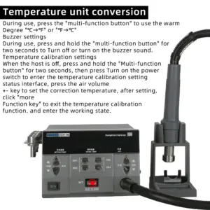 SUGON 8620DX pro 1300W Hot Air Rework Station - Image 3