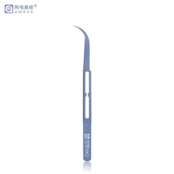AMAOE NK2 Curved Precision Titanium Alloy Tweezers