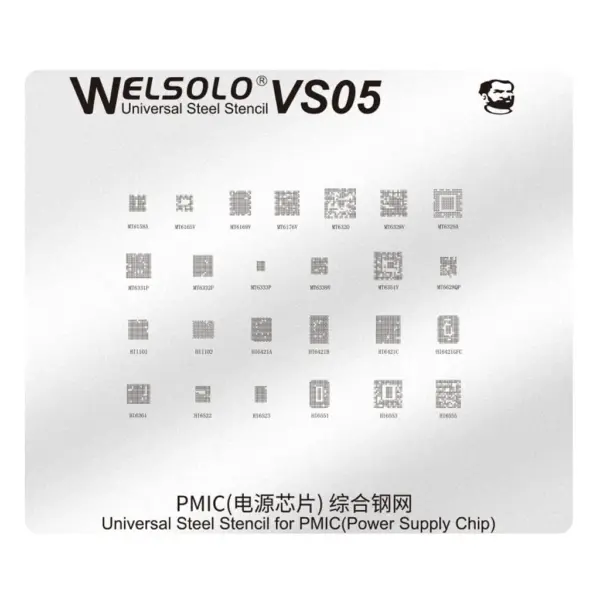 WELSOLO VS05 PMIC Universal BGA Stencil