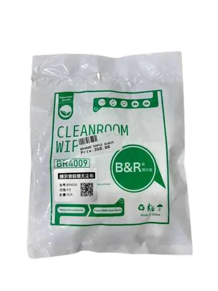B&R 4009 Clean Room Wiper for Cleaning Phone 100 Pcs 13X13 cm - Image 3