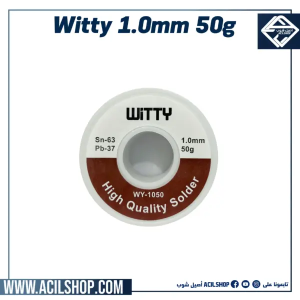 WITTY WY-A050 50g 1.0mm SOLDER WIRE HIGH QUALITY