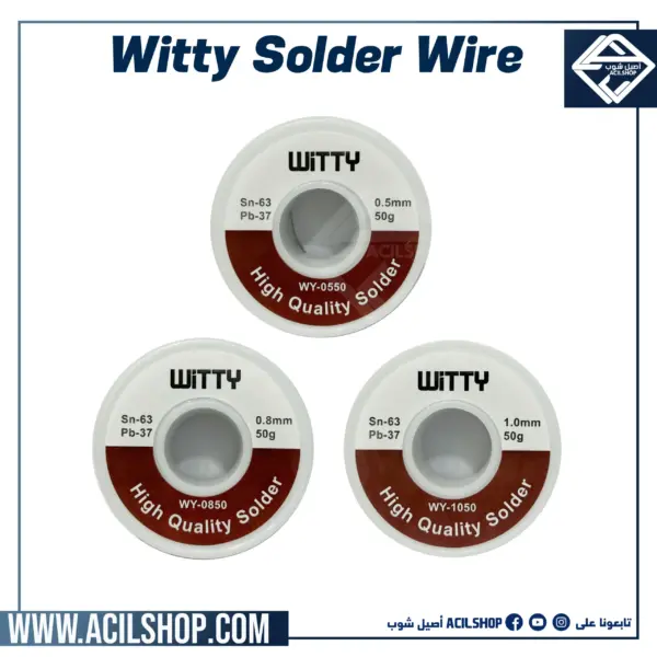 WITTY WY-0850 50g 0.8mm SOLDER WIRE HIGH QUALITY - Image 2