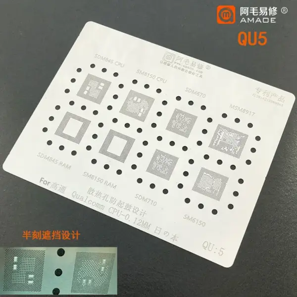 AMAOE STENCIL QUALCOMM CPU QU5