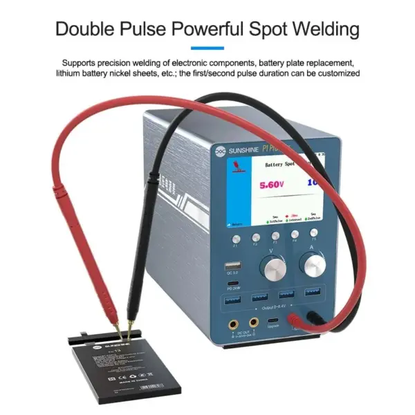 SUNSHINE P1 Pro MAX Intelligent Regulated Power Supply With Waveform Display And Battery Spot Welding/QC PD 18W Fast Charge - Image 4
