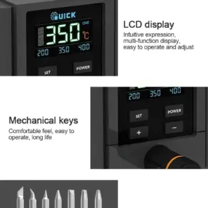 QUICK TS11 90W Smart Precision Soldering Station With Integrated Soldering Tip Motherboard IC Repair Electronic Welding Iron - Image 5