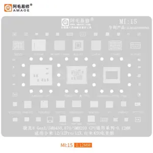 AMAOE STENCIL MI15 BGA Reballing Stencil for Xiaomi