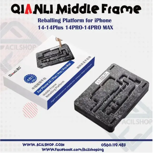 QIANLI 4IN1 Middle Frame Reballing Platform for iPhone 14 Series