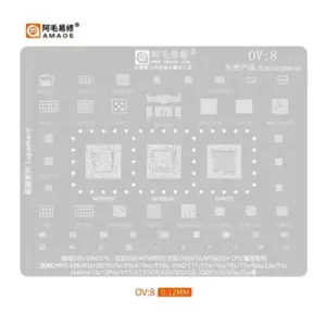 AMAOE STENCIL-OV8 BGA Reballing Stencil for OPPO VIVO