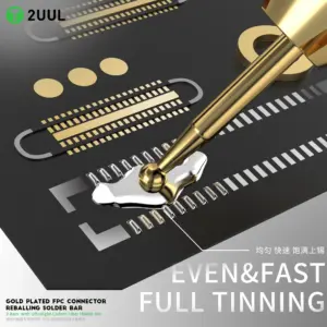 2UUL SC98 GOLD PLATED FPC CONNECTOR REBALLING SOLDER BAR - Image 4