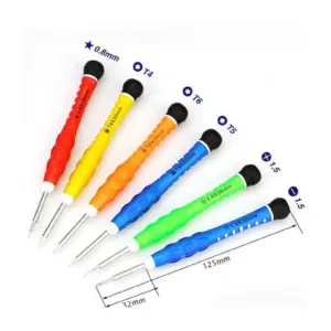 YAXUN YX6081C SCREWDRIVER SET T4,T5,T6,+1.5,-1.5,★0.8 - Image 2