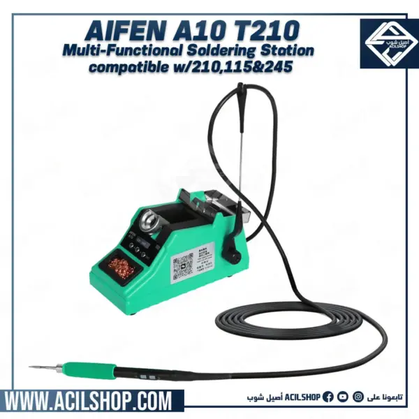 AIFEN A10 ALL-IN-ONE SOLDERING STATION COMPATIBLE FOR T210 / T245 / T115 HANDLE