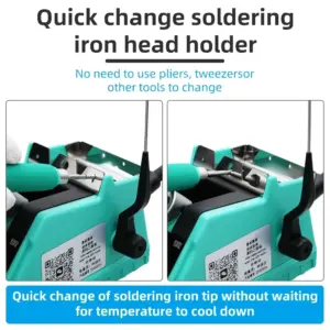 AIFEN A10 ALL-IN-ONE SOLDERING STATION COMPATIBLE FOR T210 / T245 / T115 HANDLE - Image 5