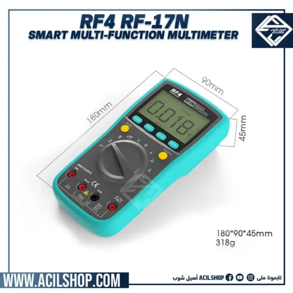 RF4 RF-17N DIGITAL SMART MULTI-FUNCTION MULTIMETER - Image 2