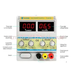 Sunshine P-3010D Adjustable DC Power Supply 30V 10A Digital Display Power Supply - Image 2