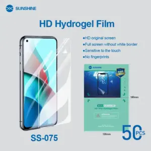 SUNSHINE SS-075 HIGH QUALITY HD TPU HYDROGEL FILM 50PCS/BOX - Image 3