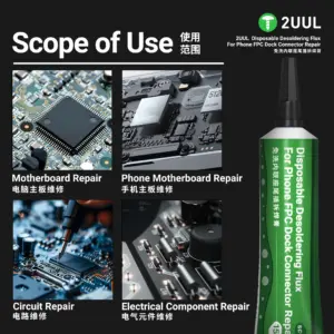 2UUL SC97 Disposable Desoldering Flux for Phone FPC Dock Connector Repair 15ml - Image 2