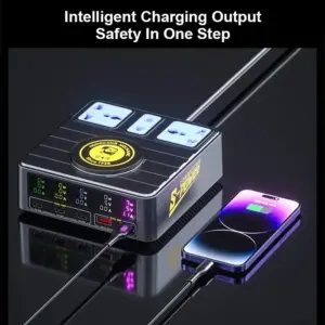MECHANIC S-Power Gallium Nitride Super Fast Charging Socket Multi-port Chargers in One Intelligent Protection Socket - Image 6