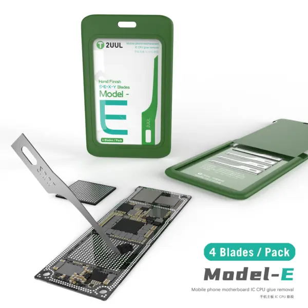 2UUL DA 15 Hand Finish Blades (without Handle) 4 Blades / Pack - Image 2