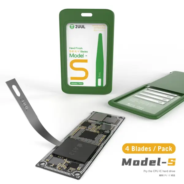 2UUL DA 14 Hand Finish Blades (without Handle) 4 Blades / Pack - Image 2