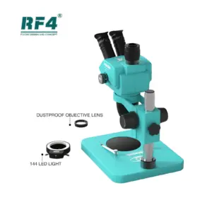 RF4 RF6565R 6.5-65X Synchronous Zoom Trinocular Stereo Microscope - Image 3