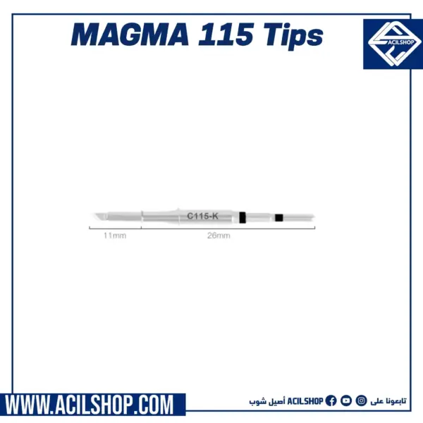 MAGMA C115 K Soldering Iron Tips Compatible JBC Sugon Aifen Aixun Soldering Station