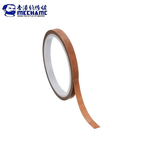 MECHANIC F4 10mm High Temperature Resistant Tape Polyamides Tape For Phone Repair Insulating Tape For Electronic BGA PCB SMT Soldering Shielding