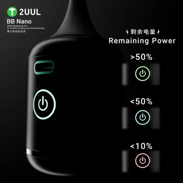 2UUL DA90 BB nano 30W Superpower Fan for Precise Cooling & Dust Reoving - Image 9