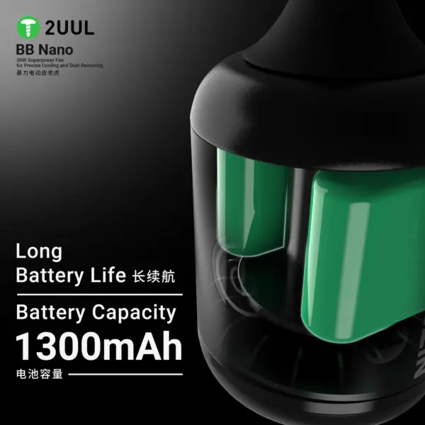 2UUL DA90 BB nano 30W Superpower Fan for Precise Cooling & Dust Reoving - Image 4
