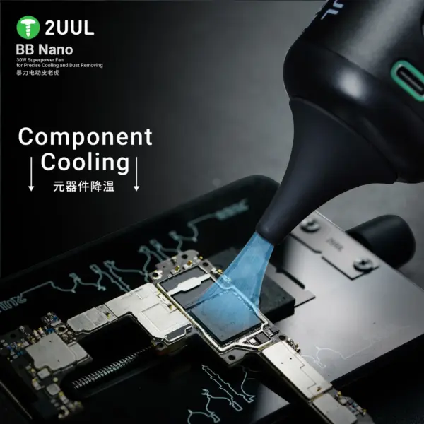 2UUL DA90 BB nano 30W Superpower Fan for Precise Cooling & Dust Reoving - Image 5