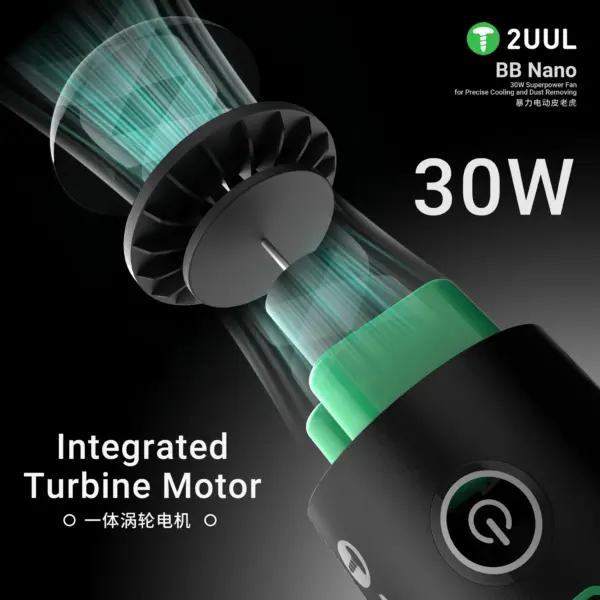 2UUL DA90 BB nano 30W Superpower Fan for Precise Cooling & Dust Reoving - Image 7