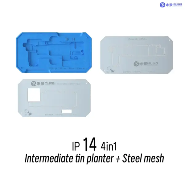 MiJing Z20 Pro 25in1 Magnetic Stencil Platform For iPhone X-16 PRO MAX Motherboard Middle Layer Reballing Soldering Tool Kit - Image 16