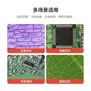 YCS 6558 HD Trinocular Microscope with Extra Large Base 6.5-58 Zoom for Mobile Phone PCB Welding Microscope Tool - Image 2
