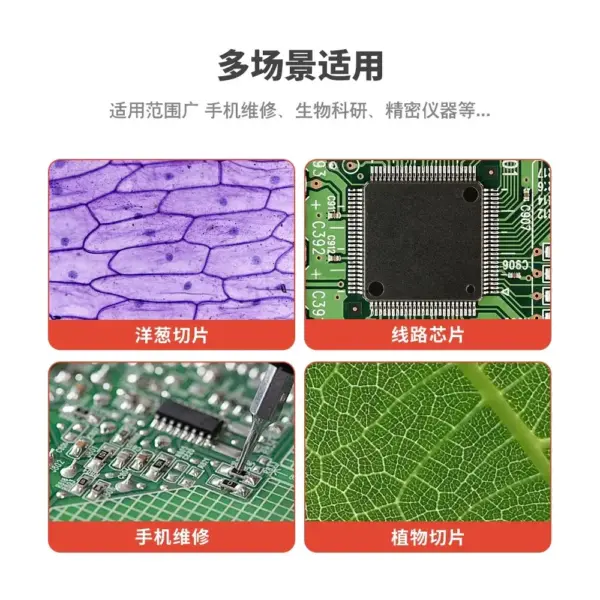 YCS 6558 HD Trinocular Microscope with Extra Large Base 6.5-58 Zoom for Mobile Phone PCB Welding Microscope Tool - Image 2